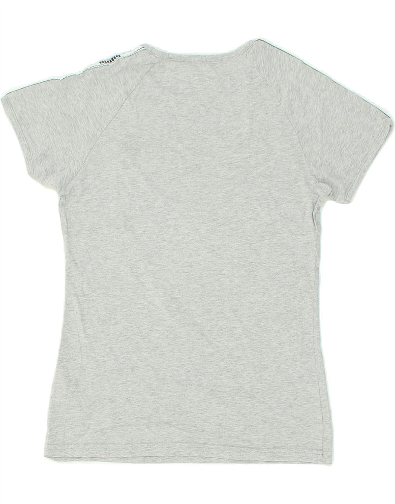 PUMA Womens Graphic T-Shirt Top UK 10 Small Grey Cotton Vintage Puma and Second-Hand Puma from Messina Hembry 