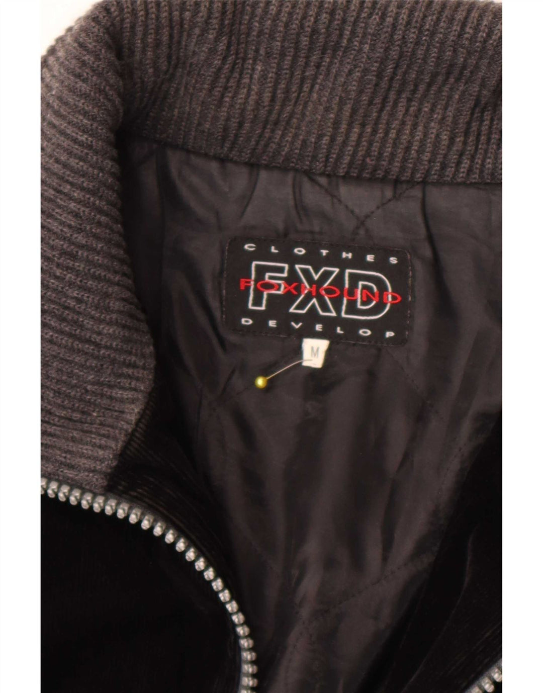 Foxhound Mens Corduroy Jacket UK 38 Medium Black
