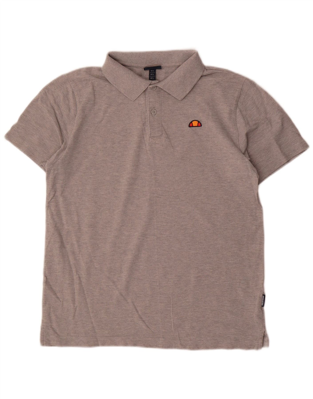 Ellesse Womens Polo Shirt UK 16 Large Grey Cotton