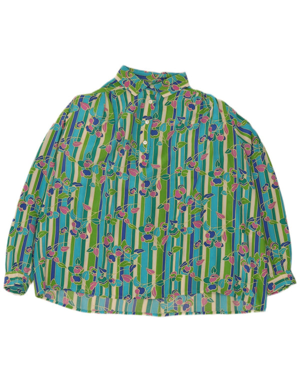 Diana Bentall's Womens Pullover Shirt Blouse UK 20 2XL Multicoloured Floral