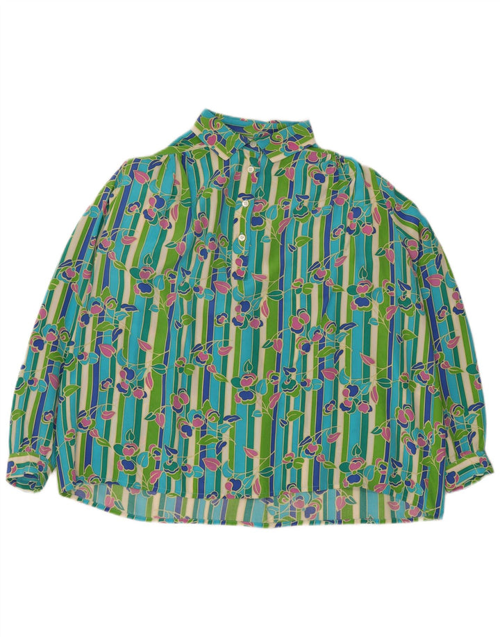 Diana Bentall's Womens Pullover Shirt Blouse UK 20 2XL Multicoloured Floral