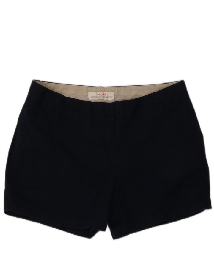 J. CREW Womens Broken In Chino Shorts US 6 Medium W32 Navy Blue Cotton