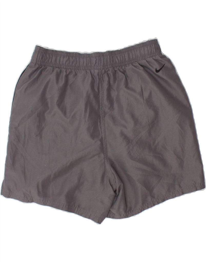 NIKE Mens Graphic Sport Shorts Medium  Grey Polyester Vintage Nike and Second-Hand Nike from Messina Hembry 