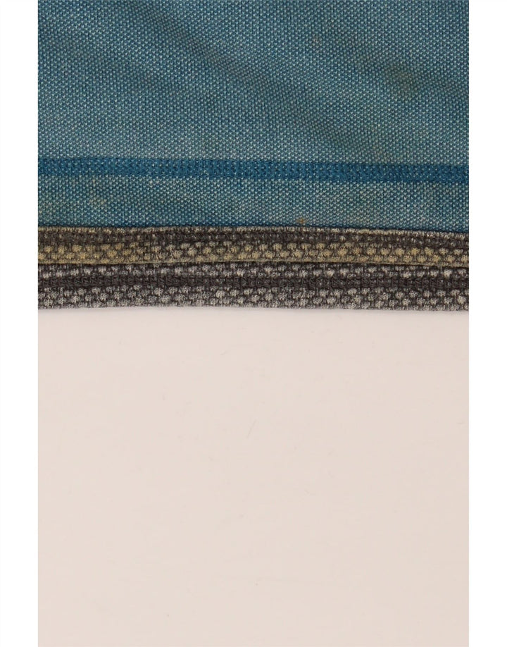 Fat Face Mens Zip Neck Sweatshirt Jumper Medium Blue Cotton