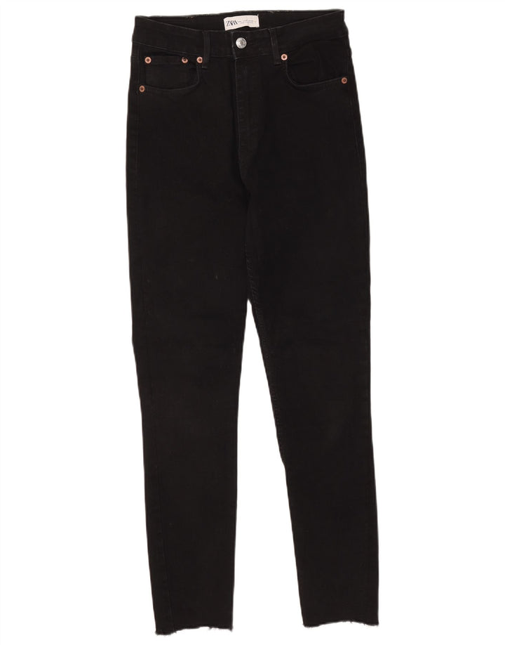 Zara Womens Skinny Jeans Medium W28 L26 Black