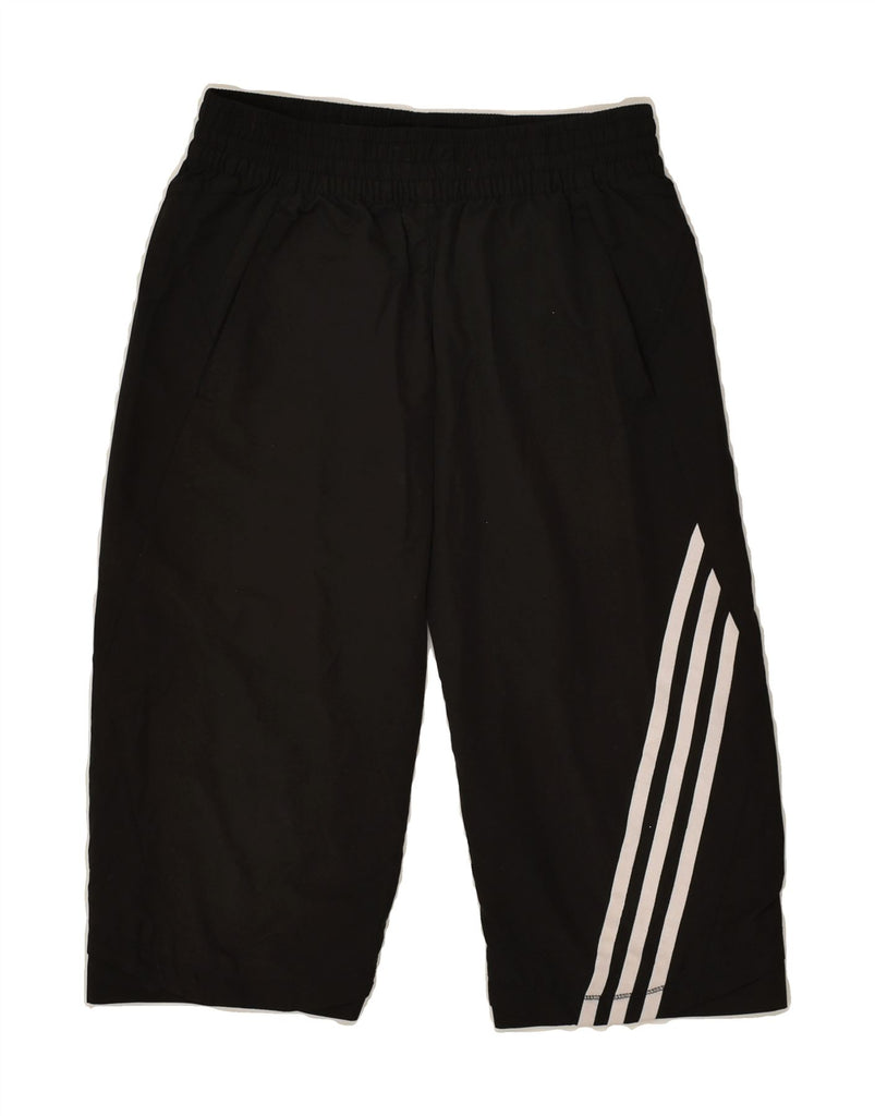 ADIDAS Boys Clima 365 Sport Shorts 11-12 Years Black Polyester | Vintage Adidas | Thrift | Second-Hand Adidas | Used Clothing | Messina Hembry 