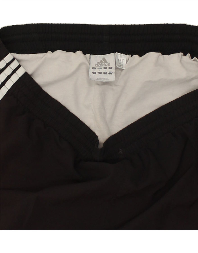 ADIDAS Mens Sport Shorts UK 38 Medium Black | Vintage Adidas | Thrift | Second-Hand Adidas | Used Clothing | Messina Hembry 