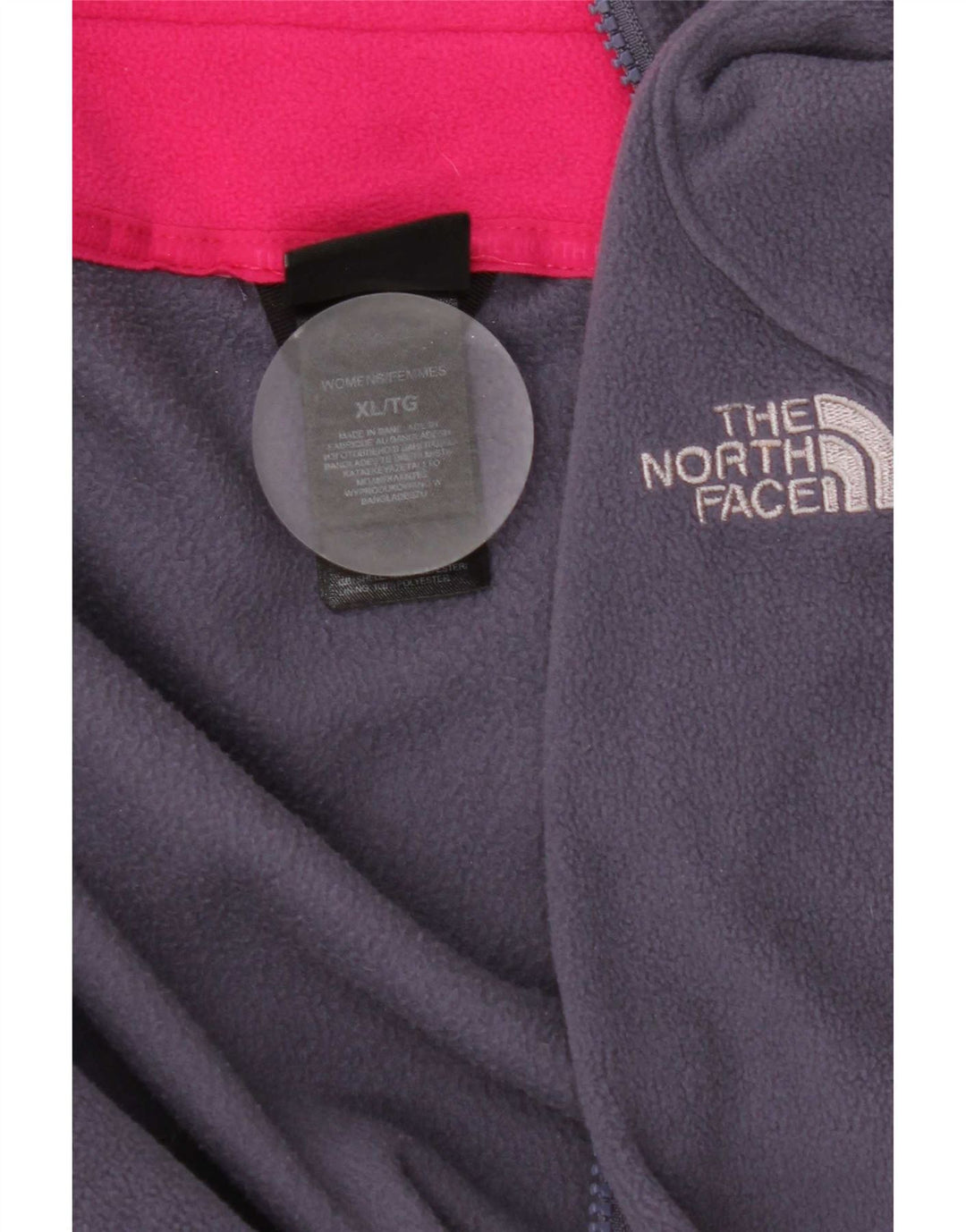 The North Face Womens Fleece Jacket UK 18 XL Purple Polyester