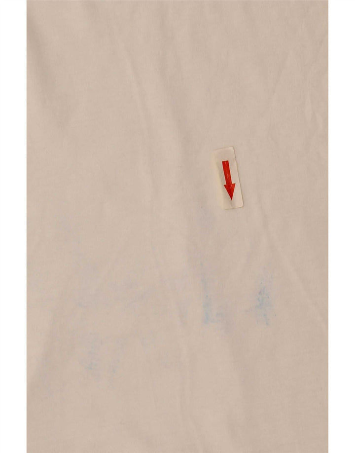 Hugo Boss Mens T-Shirt Top Small White Cotton