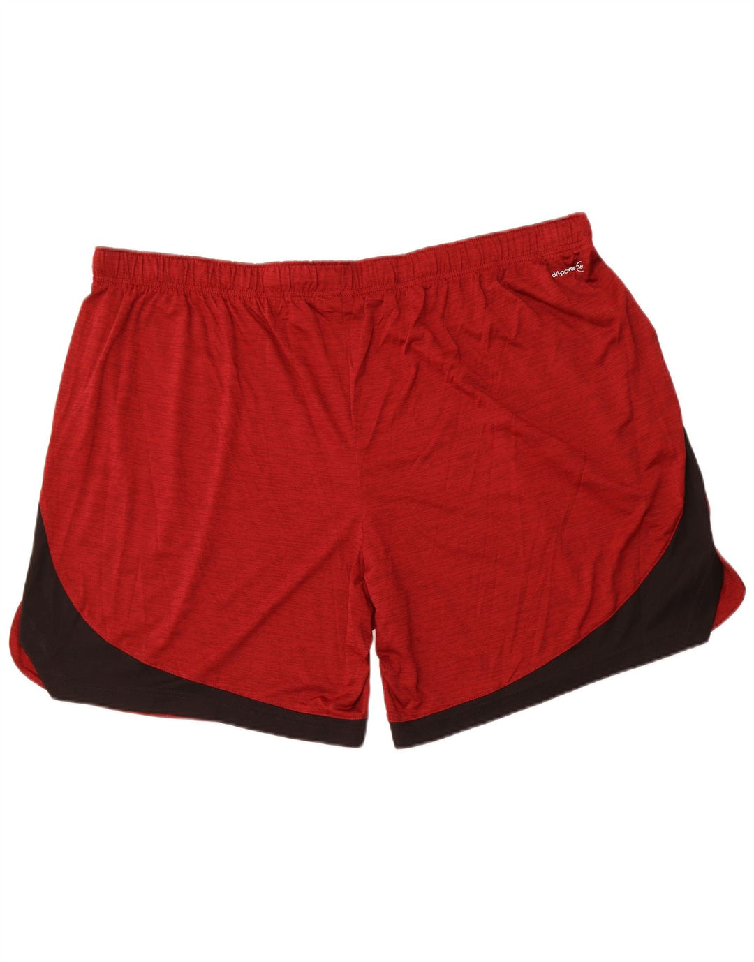 RUSSELL ATHLETIC Mens Dri-Power Sport Shorts 3XL  Red Colourblock