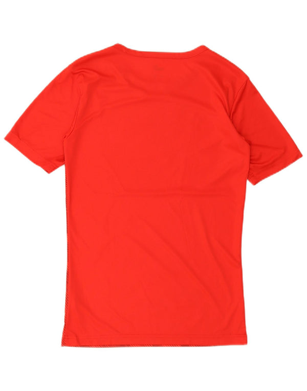Puma Mens T-Shirt Top Small Red Geometric