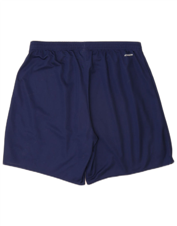 Adidas Mens Aeroready Sport Shorts Large  Navy Blue Polyester
