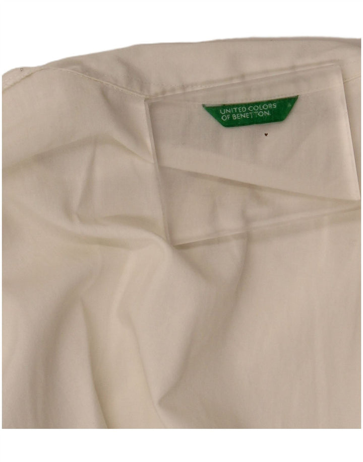 BENETTON Womens Shirt UK 18 XL White