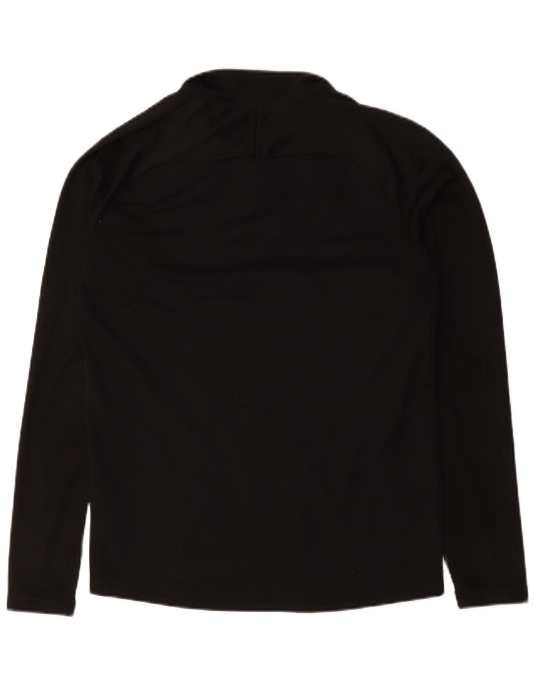 Nike Mens Dri Fit Zip Neck Pullover Tracksuit Top Small Black Colourblock