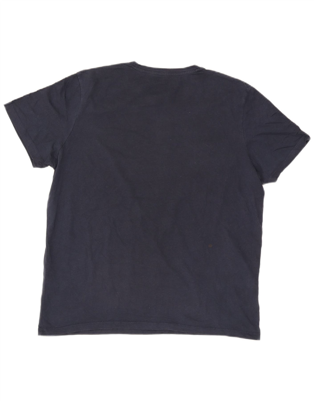 Jack & Jones Mens T-Shirt Top XL Navy Blue Cotton
