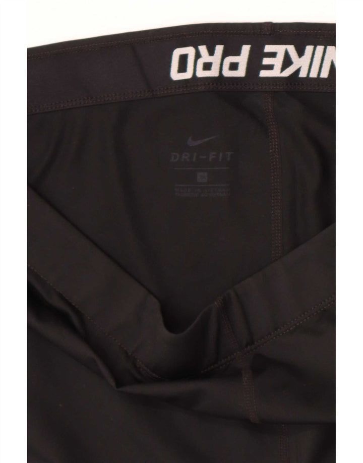 Nike Womens Dri Fit Graphic Leggings UK 20 2XL  Black