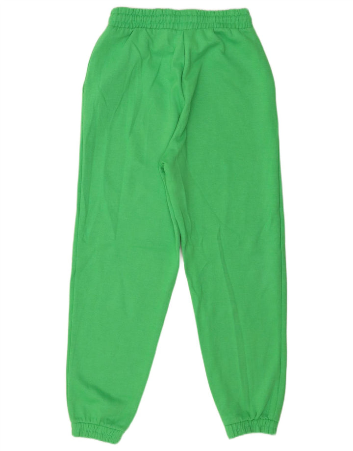 Zara Womens Tracksuit Trousers Joggers UK 10 Small  Green Polyester