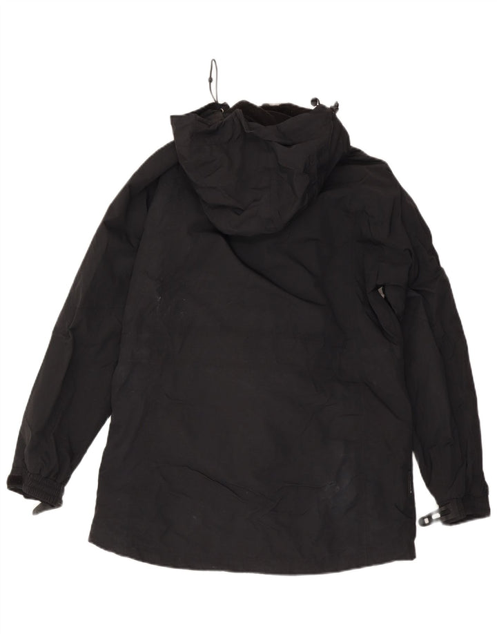 Mountain Warehouse Womens Hooded Raincoat UK 12 Medium  Black Nylon