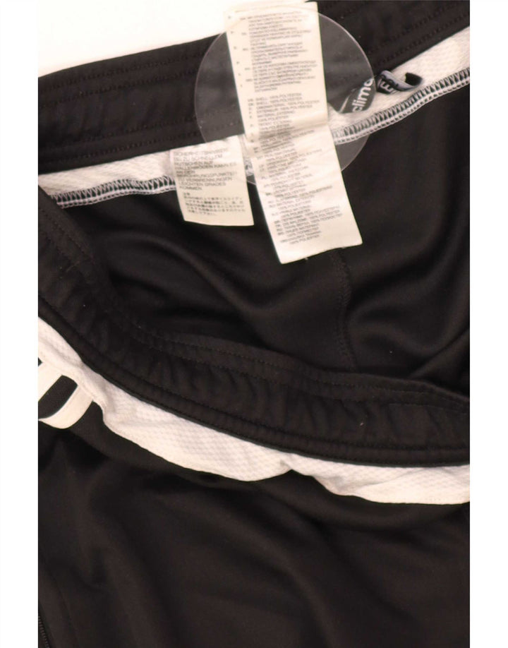 Adidas Mens Climalite Tracksuit Trousers Medium Black Colourblock Polyester