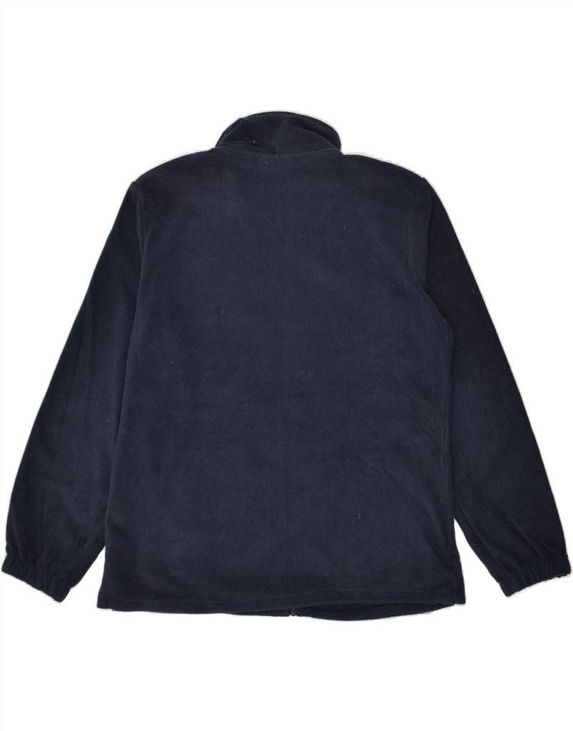 MOUNTAIN WAREHOUSE Womens Fleece Jacket UK 16 Large Navy Blue Polyester | Vintage Mountain Warehouse | Thrift | Second-Hand Mountain Warehouse | Used Clothing | Messina Hembry 