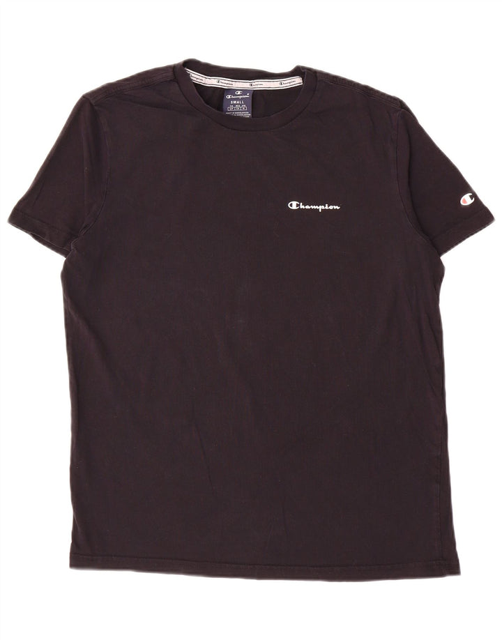 Champion Mens T-Shirt Top Small Black