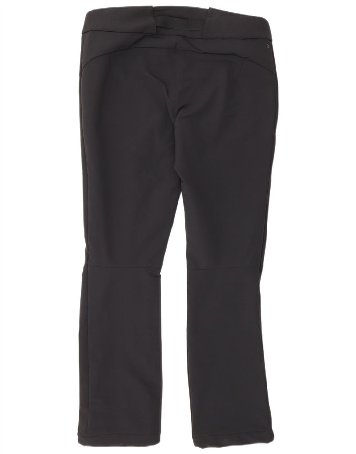 Decathlon Womens Bootcut Cargo Trousers Large W38 L31 Black Polyester
