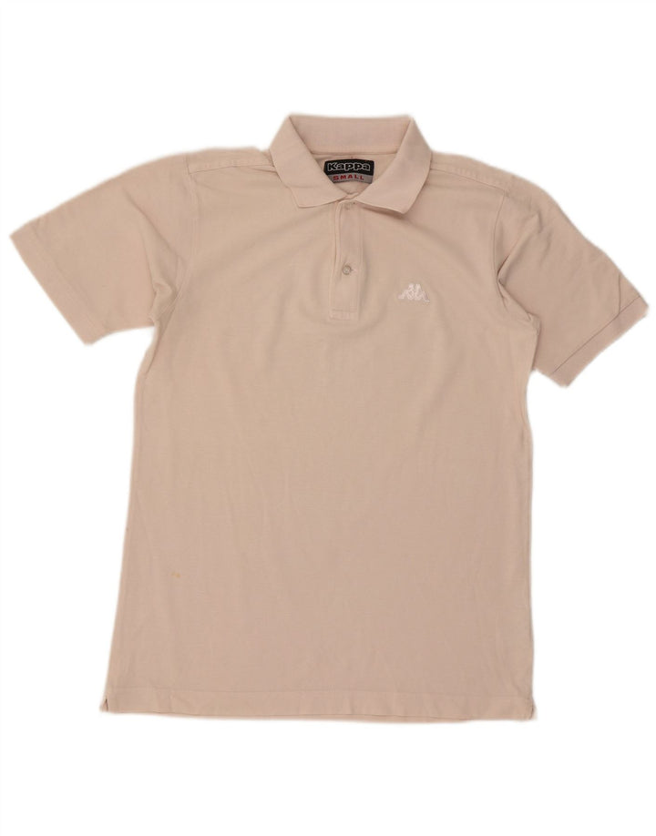 Kappa Mens Polo Shirt Small Pink Cotton