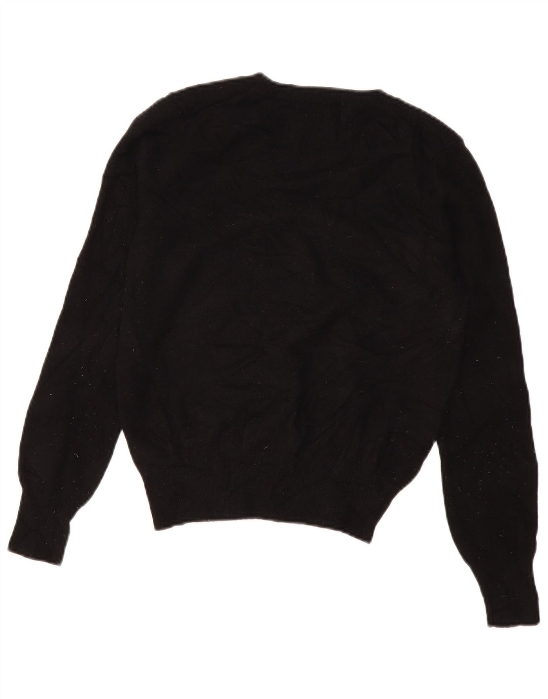 Marks & Spencer Womens Autograph Crew Neck Jumper Sweater UK 8 Small Black