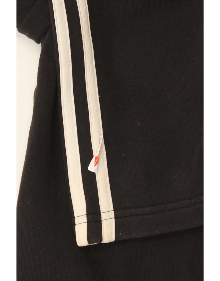 Adidas Mens Tracksuit Trousers Medium Black Cotton