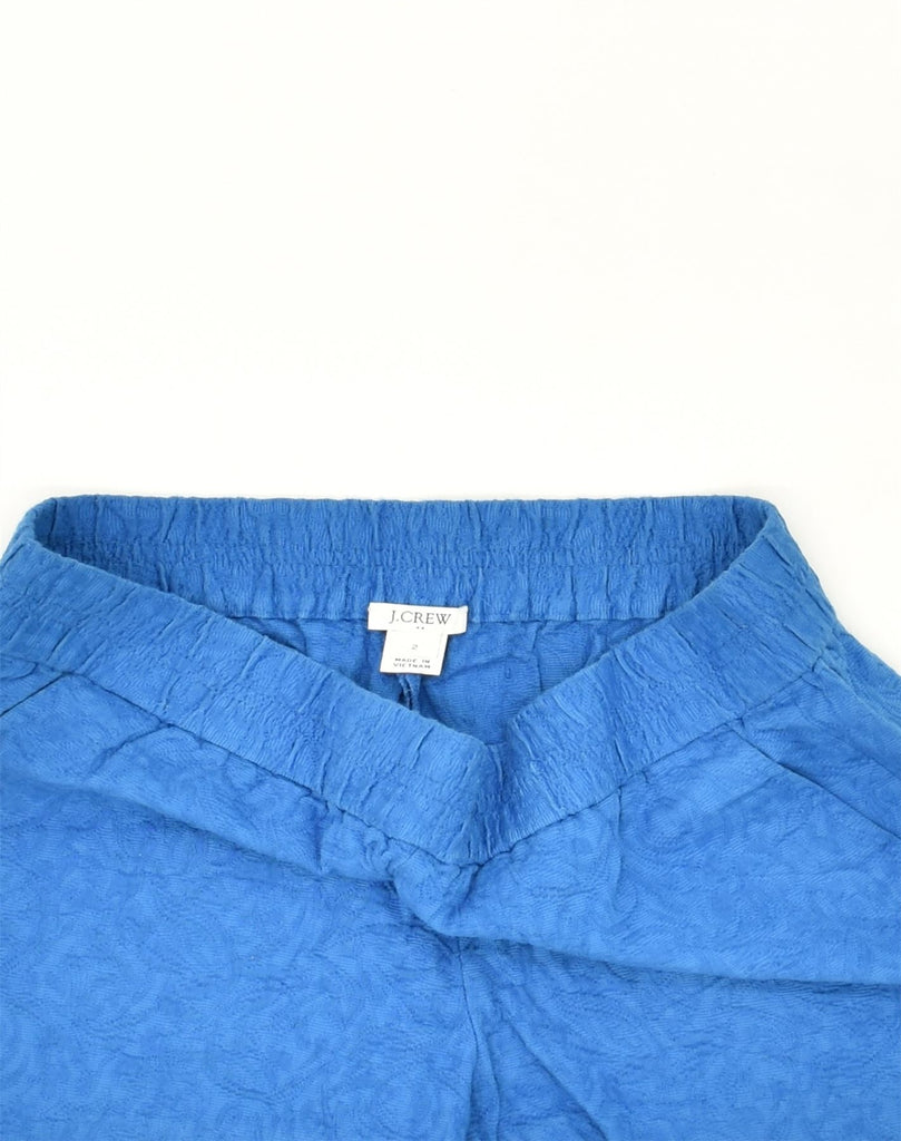 J. CREW Womens Chino Shorts US 2 XS W30 Blue Cotton | Vintage J. Crew | Thrift | Second-Hand J. Crew | Used Clothing | Messina Hembry 