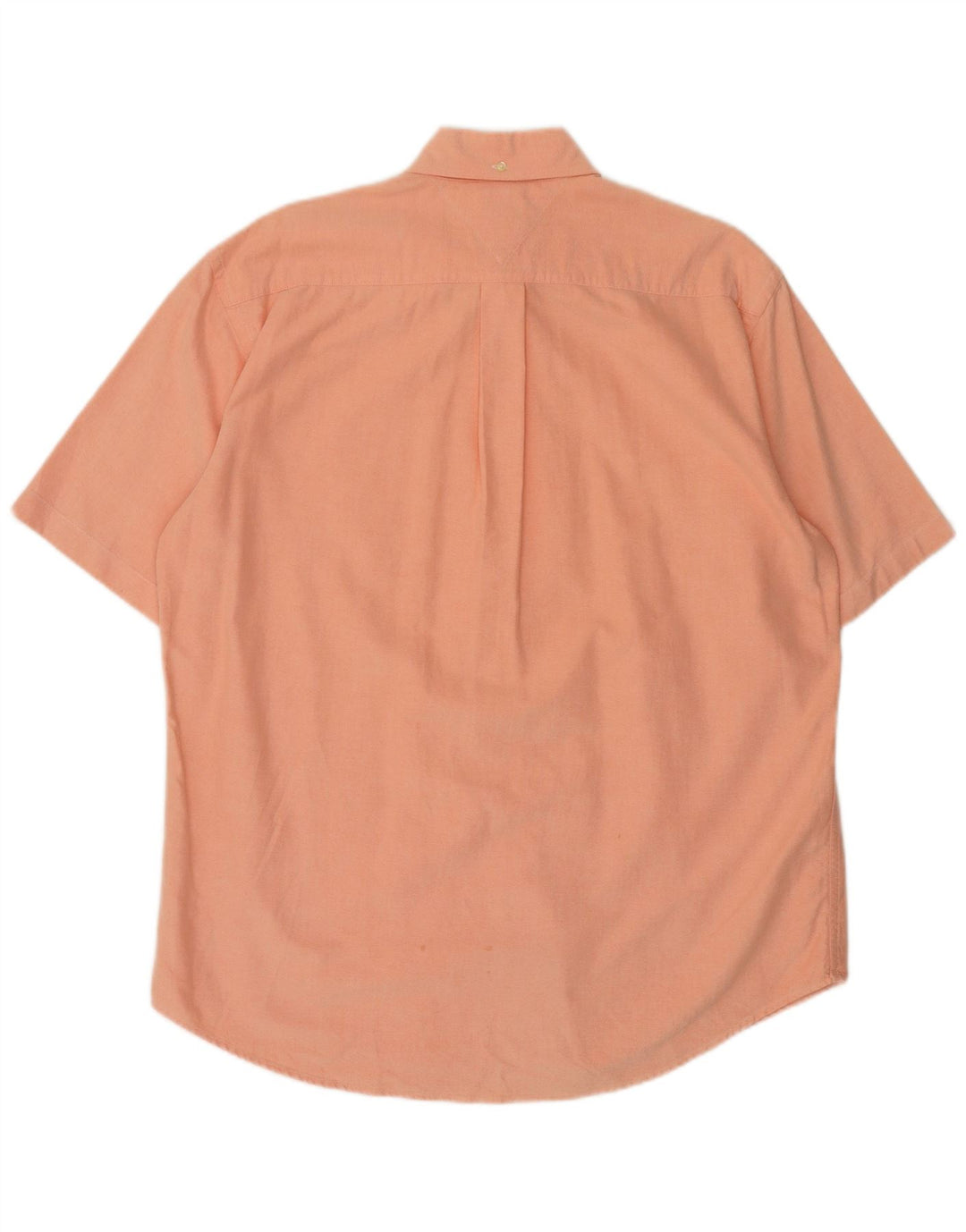 Tommy Hilfiger Mens Short Sleeve Shirt Medium Orange