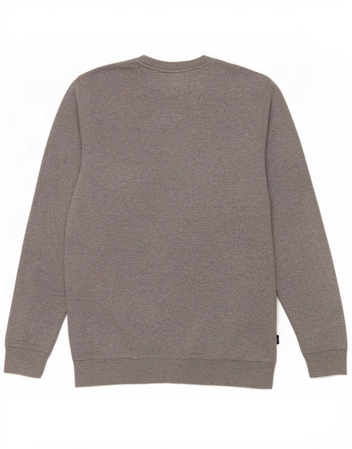 Vans Mens Graphic Sweatshirt Jumper Small Grey Flecked Cotton