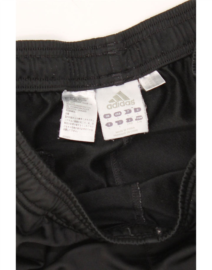 ADIDAS Mens Tracksuit Trousers Large Black Polyester Vintage Adidas and Second-Hand Adidas from Messina Hembry 