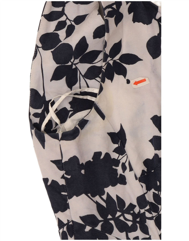 Luisa Spagnoli Womens Sleeveless Sheath Dress IT 42 Medium White Floral