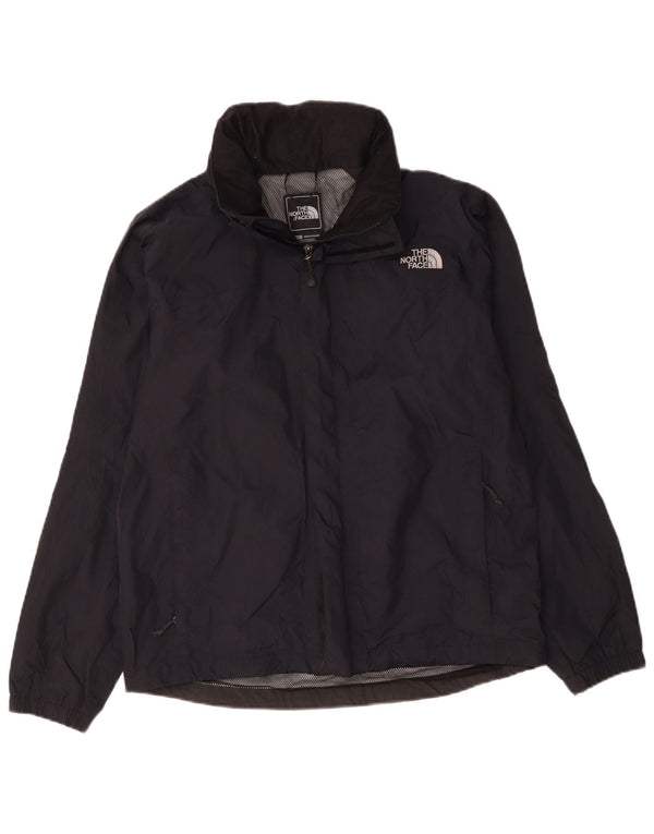 The North Face Mens Rain Jacket UK 36 Small Navy Blue Nylon