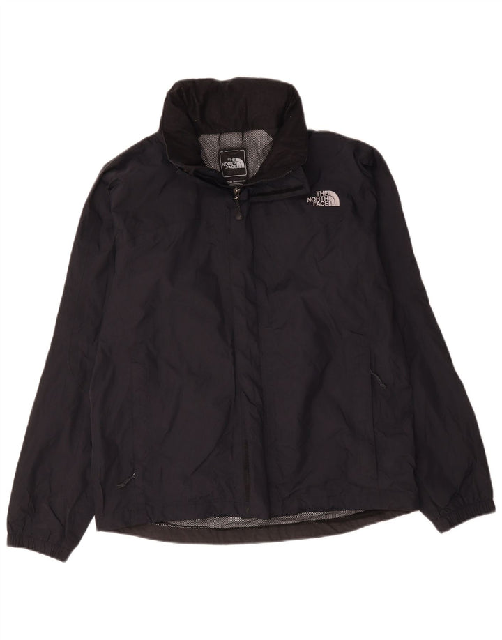 The North Face Mens Rain Jacket UK 36 Small Navy Blue Nylon