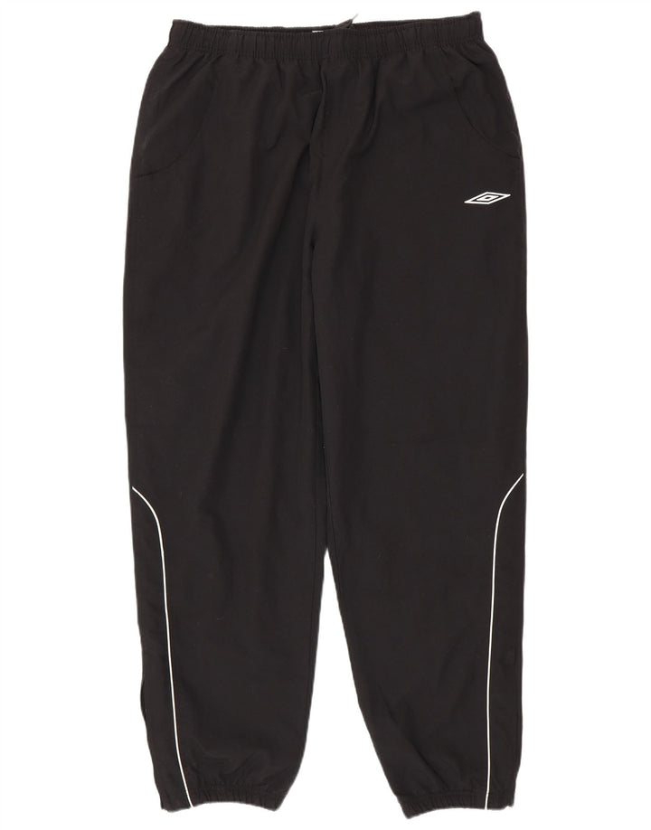Umbro Mens Tracksuit Trousers Joggers 2XL Black Polyester