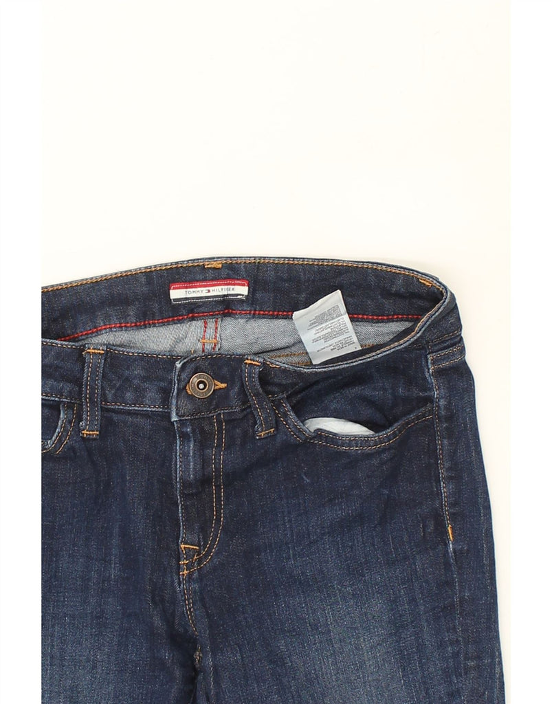 TOMMY HILFIGER Womens Skinny Jeans US 4 Small W28 L29 Blue Cotton | Vintage Tommy Hilfiger | Thrift | Second-Hand Tommy Hilfiger | Used Clothing | Messina Hembry 