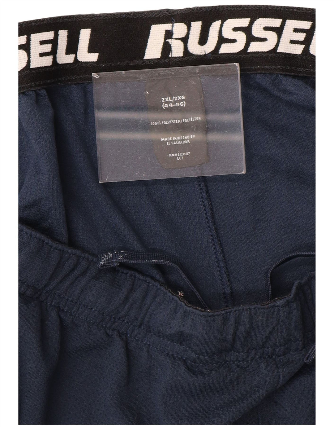 RUSSELL ATHLETIC Mens Dri-Power Tracksuit Trousers  2XL  Navy Blue