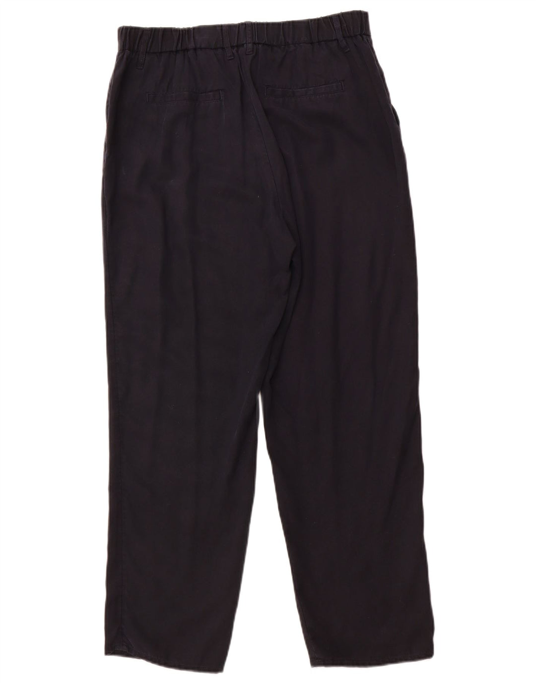 HOBBS Womens Straight Chino Trousers UK 12 Medium W30 L28 Navy Blue