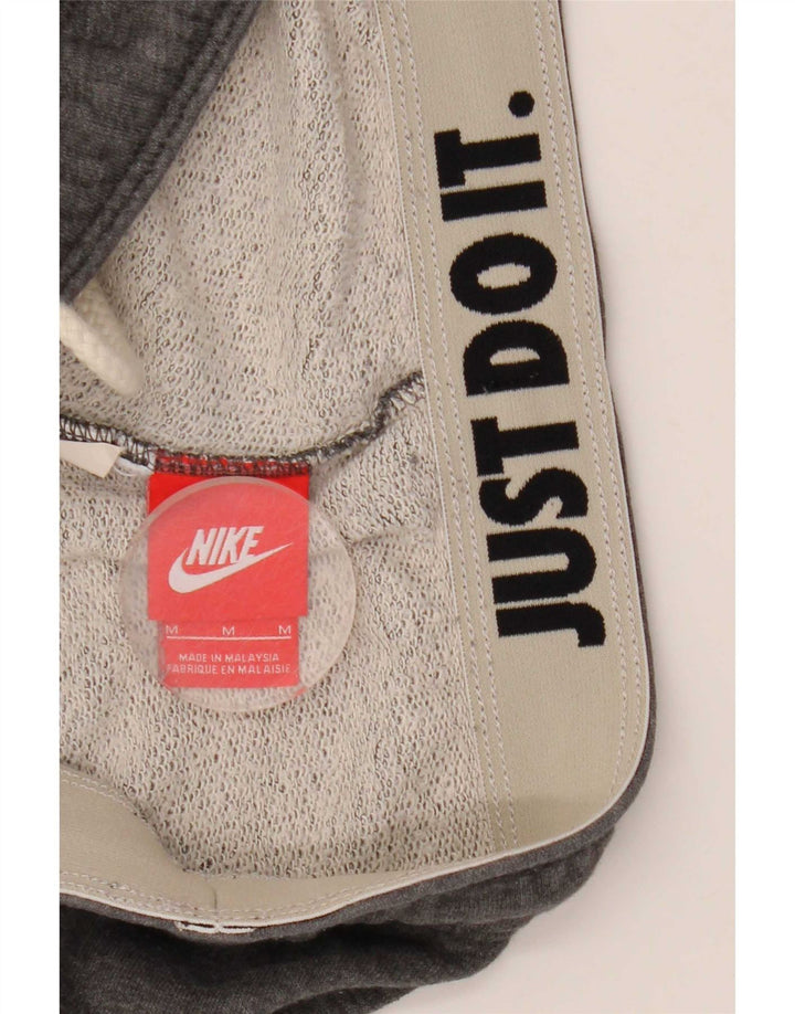 Nike Womens Graphic Tracksuit Trousers Joggers UK 14 Medium  Grey Flecked