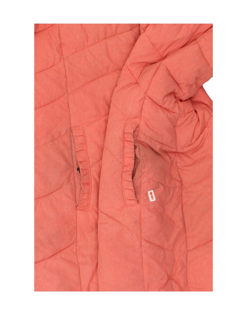 O'NEILL Womens Hooded Padded Coat UK 14 Medium Pink Polyester | Vintage O'Neill | Thrift | Second-Hand O'Neill | Used Clothing | Messina Hembry 