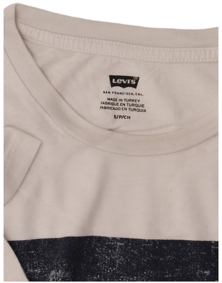 Levi's Mens Graphic T-Shirt Top Small White