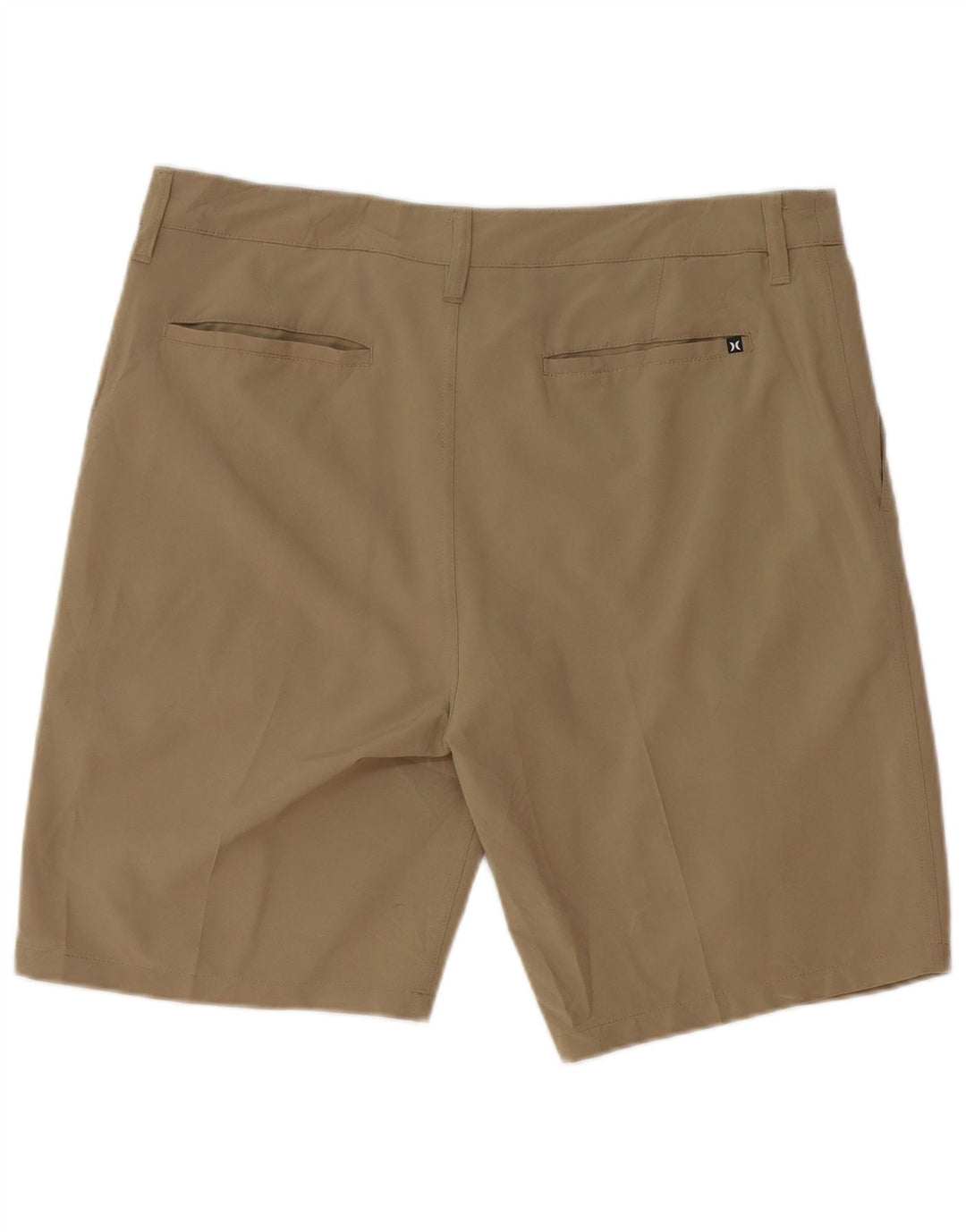 Hurley Mens Chino Shorts W34 Large Khaki Polyester