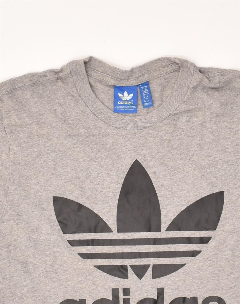 ADIDAS Mens Graphic T-Shirt Top Medium Grey Cotton | Vintage Adidas | Thrift | Second-Hand Adidas | Used Clothing | Messina Hembry 