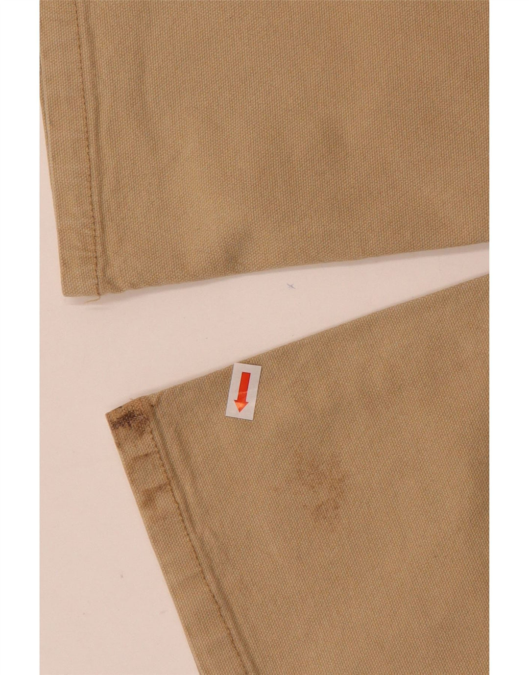 Levi's Mens 525 Bootcut Casual Trousers W30 L32 Beige Cotton
