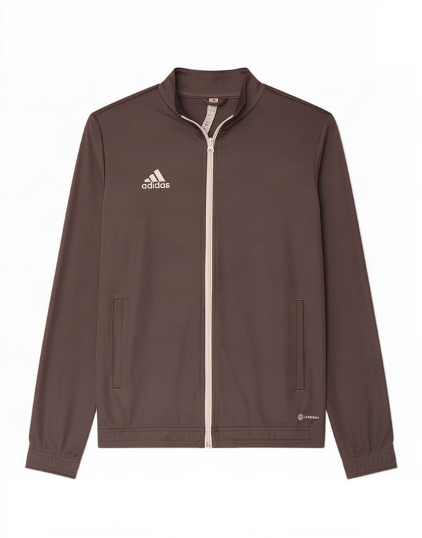 Adidas Mens Aeroready Tracksuit Top Jacket Medium Grey Polyester