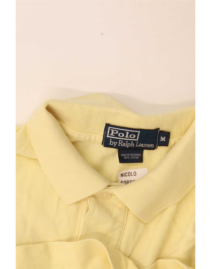 Polo Ralph Lauren Mens Shirt Medium Yellow Cotton