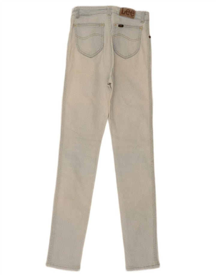 LEE Womens Skinny Jeans W24 L30 Blue