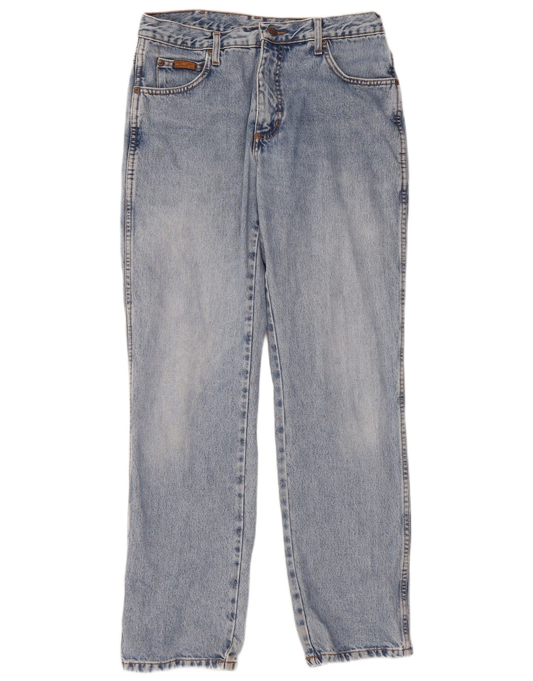Wrangler Mens Texas Straight Jeans W33 L32 Blue Cotton
